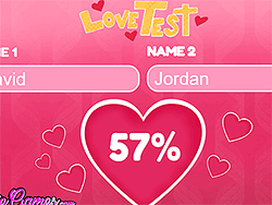 Game love name test Love Test