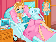 Frozen Elsa Gives Birth - Girls - Y8.COM