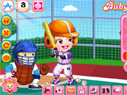 Baby Hazel Baseball Player Dressup - Girls - Y8.COM