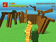 Blocky Dino Park: T-Rex Rampage - Action & Adventure - Y8.COM