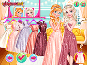 Princesses Glittery Bridesmaids - Girls - Y8.COM