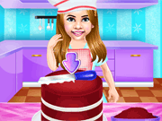 Vincy Cooking Red Velvet Cake - Girls - Y8.COM