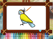 Exotic Birds Coloring - Skill - Y8.COM