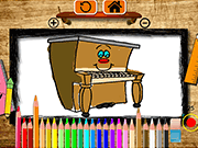 Bts Piano Coloring Book