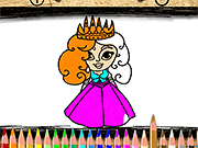 Back To School Princess Coloring Book - Girls - Y8.COM