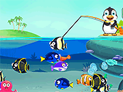 Penguin Deep Sea Fishing - Skill - Y8.COM