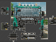 V8 Trucks Jigsaw - Thinking - Y8.COM