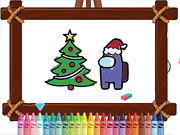 Among Us Christmas Coloring - Skill - Y8.COM