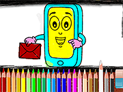 Mobile Phone Coloring Book - Skill - Y8.COM