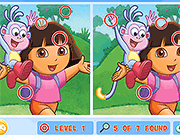 Find 7 Differences Dora - Skill - Y8.COM