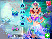 Mermaid Underwater Sand Castle Deco - Girls - Y8.COM