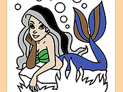 Princess Mermaid Coloring