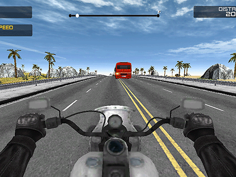 Traffic Bike Racing Game | games/traffic_bike_racing/webgl.html
