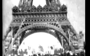 Panorama of Eiffel Tower 1900 - Tech - VIDEOTIME.COM