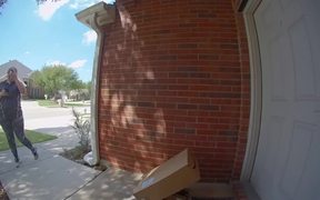 Amazon Delivery Kicking Package