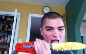 Eat Corn In 10 Seconds