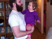 Baby Misses Dads Beard