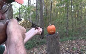 Gun Pumpkin Carving