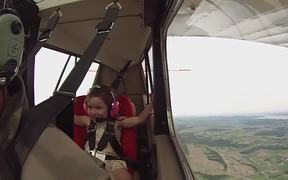 Little Girls Aerobatic Flight