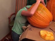 Head Stuck In A Pumpkin