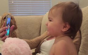 Babies Face Timing Each Other