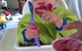 Babies Eating Beets