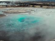 Steaming Hot Spring in Iceland