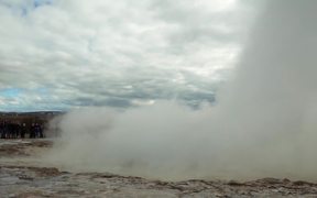 Geyser Erupting