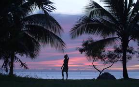 Caribbean Sunset Scene