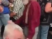 An Incredible Energetic Dancing Old Man