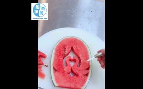Chinese Fruit Carving
