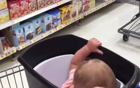 Little Baby Doing Shopping