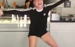 This Girl Has Got Some Serious Moves!