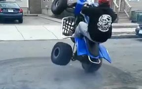 Quad Bike Stunt Ends Up Hilariously - Fun - VIDEOTIME.COM
