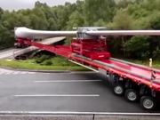 A 60-Meter Long Truck Taking Turn