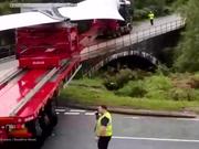 A 60-Meter Long Truck Taking Turn