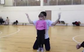 Little Girl Performing Amazing Dance Choreography