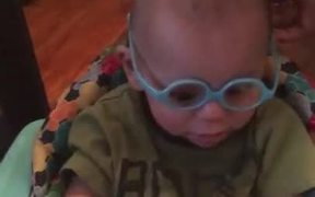 Sweet Kid And His First Pair Of Glasses - Kids - VIDEOTIME.COM