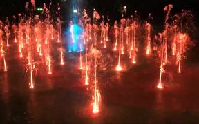 Colorful Dancing Fountain