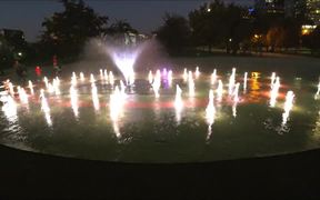 Colorful Dancing Fountain - Fun - VIDEOTIME.COM