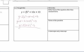 Lesson - Quadratic Review