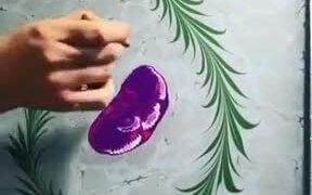 A Beautiful Painting With Water - Fun - VIDEOTIME.COM