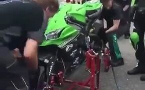 Superbike Or Wheelbarrow, Pit Stops Are Pit Stops