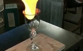 Molten Glass In A Goblet
