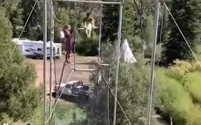 Some Amazing Trapeze Stunts