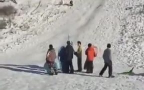 Downhill Sliding Goes Pretty Wrong