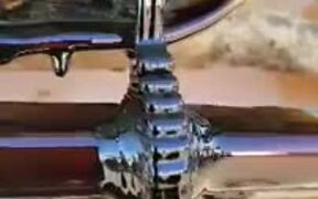 Thick Viscous Liquid Being Dropped, Satisfying!