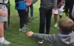 This Kid Got Way More Than Just A High Five!