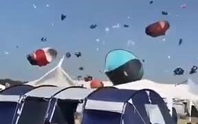 When A Tornado Hits A Camping Spot! - Fun - VIDEOTIME.COM