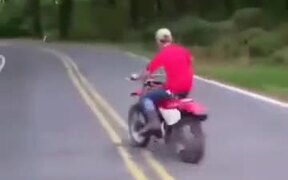 That's One Bumpy Motorcycle Ride For Sure! - Fun - VIDEOTIME.COM